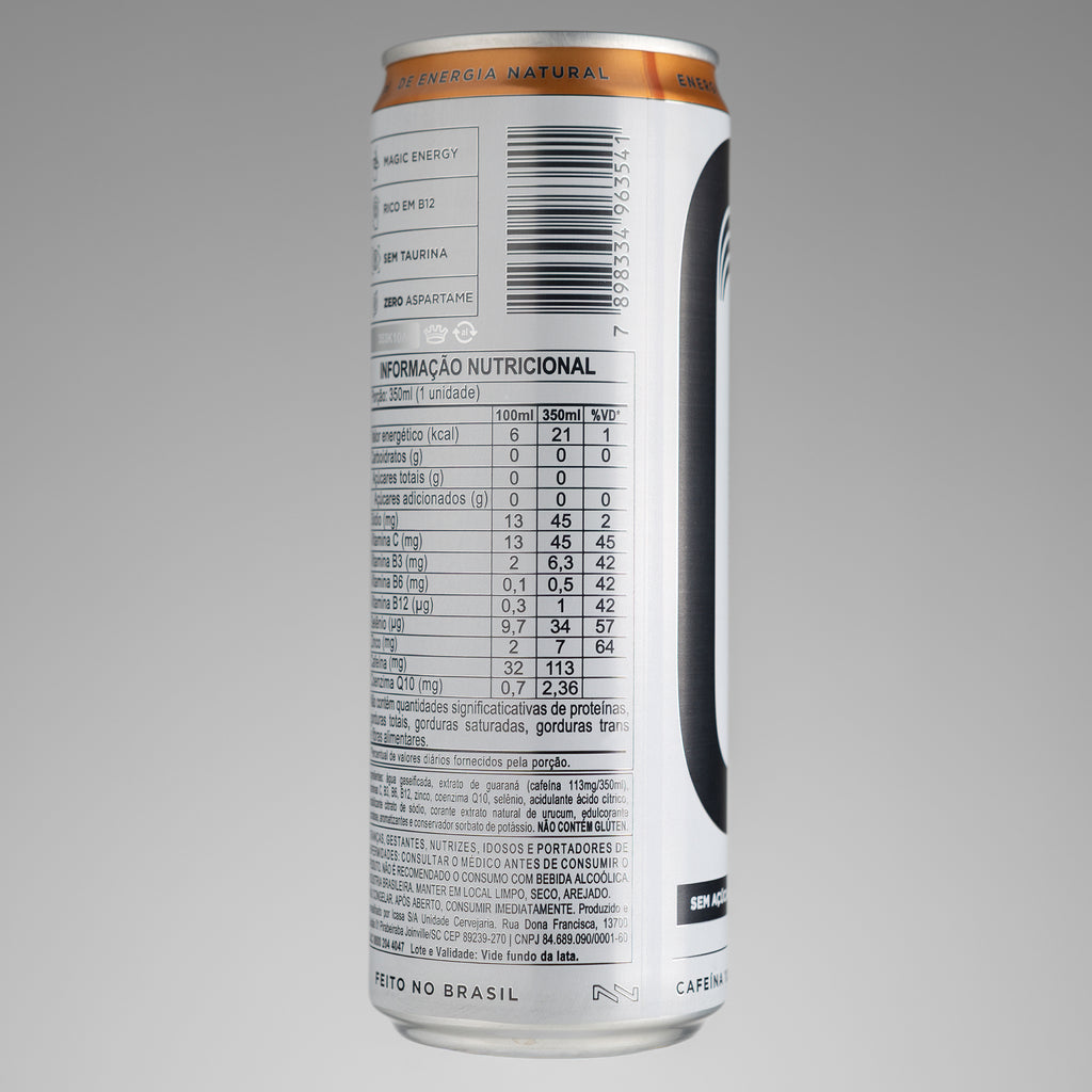 OZ ENERGETICO - SABOR ORIGINAL (Guarana + Laranja) - 6 Unidades