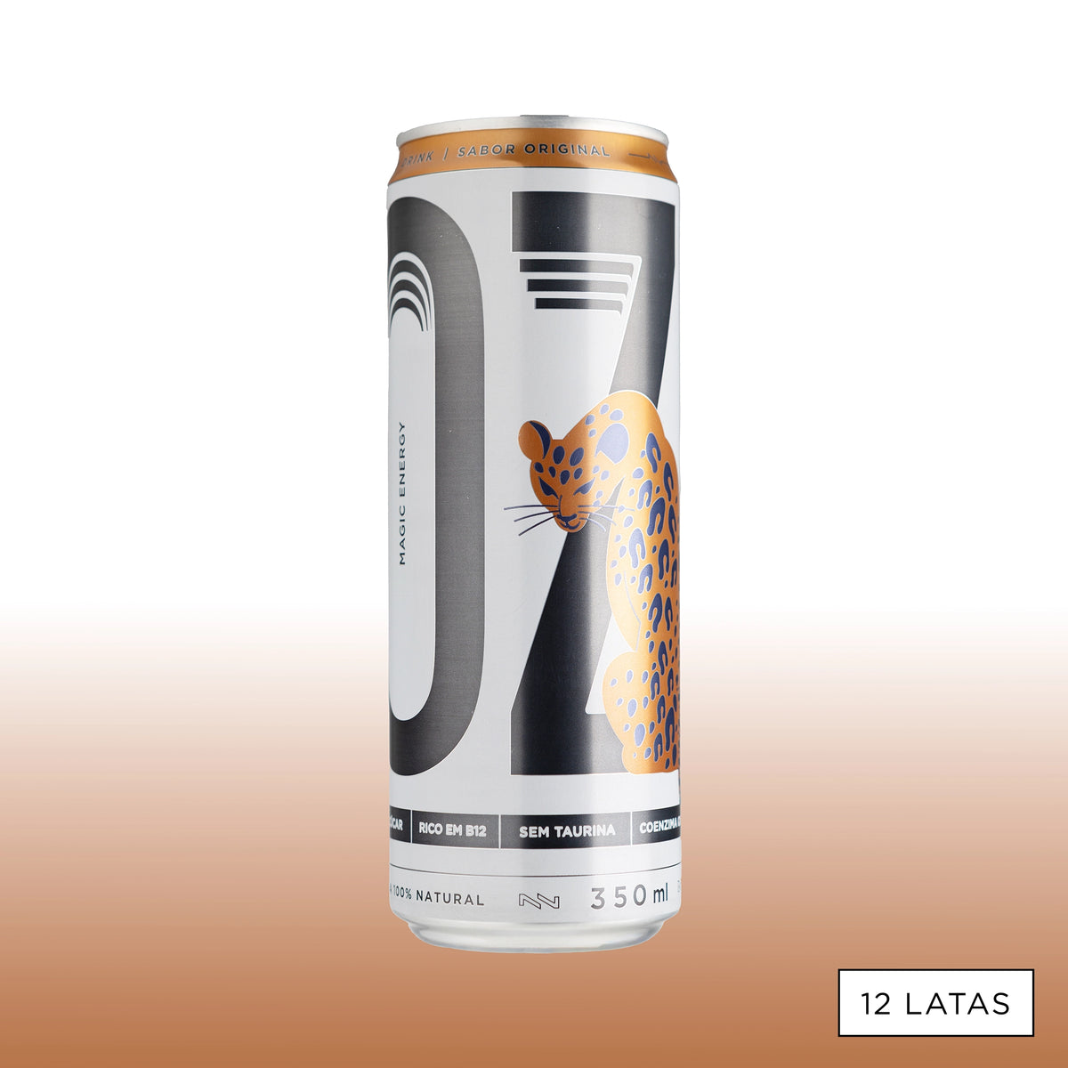 OZ ENERGETICO - SABOR ORIGINAL (Guarana + Laranja) - 12 Unidades